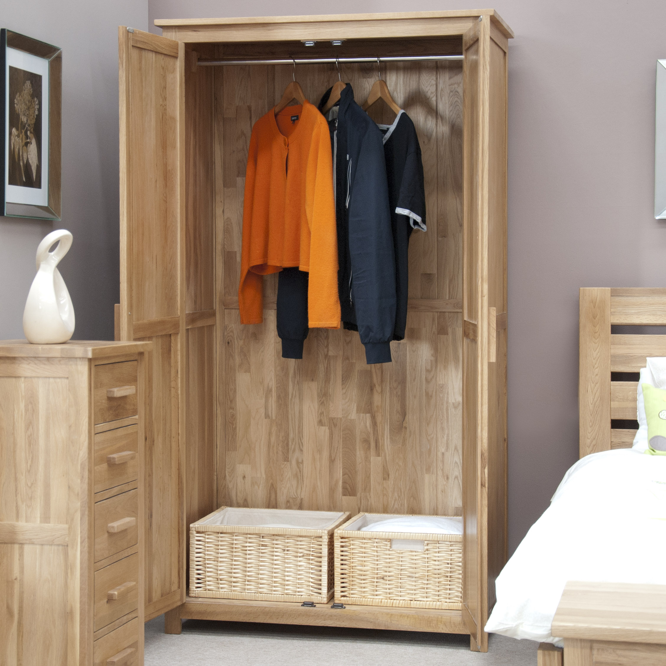 Quality ranges of free standing bedroom furniture.